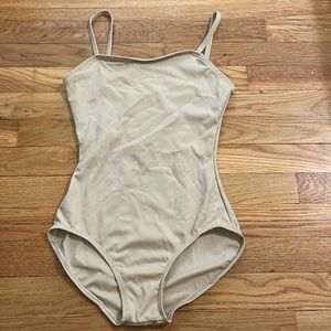 Capezio nude leotard size Small